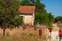 The railway building at the Manchones crossing