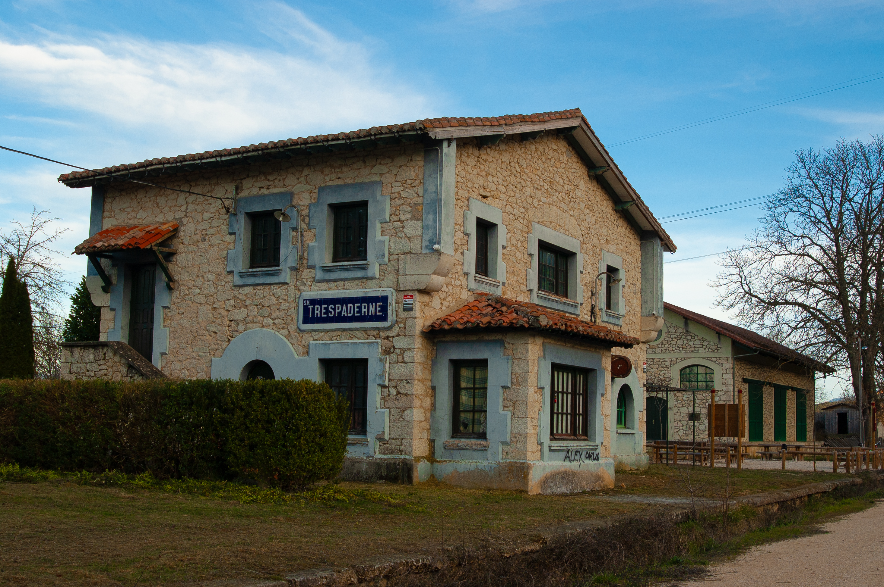Antigua estación de Trespaderne
