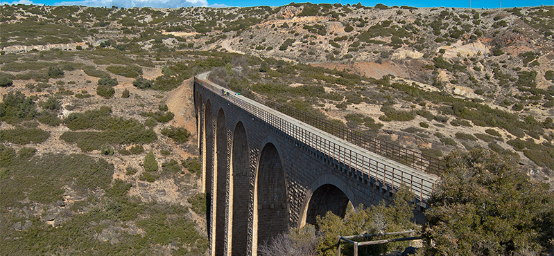 Camino Natural de Santander - Mediterráneo. Etapa: Puerto Escandón – Algimia d’Alfara (Vía Verde de Ojos Negros)