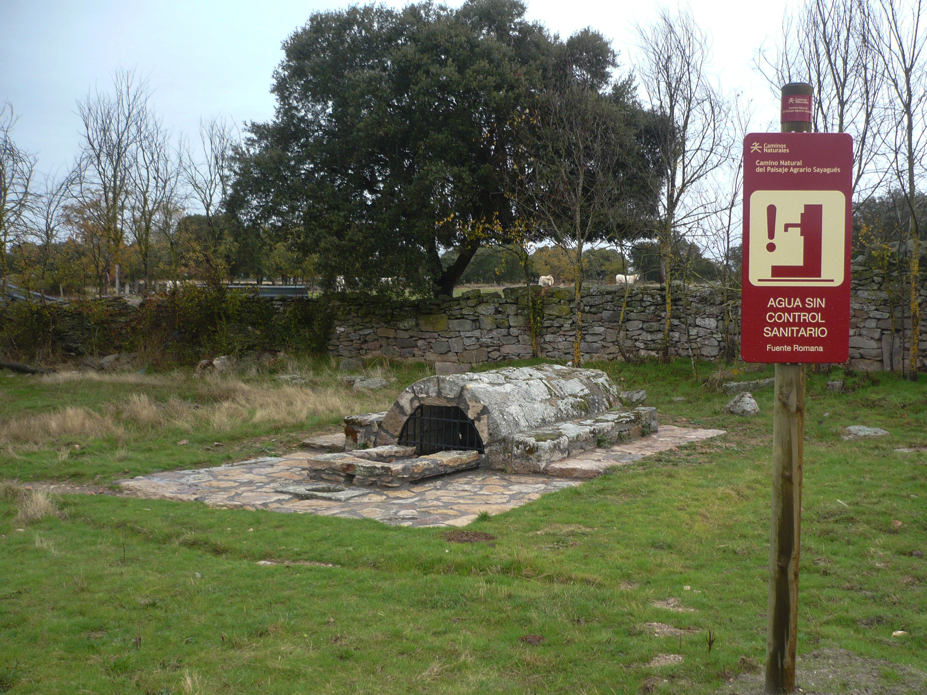 Fuente romana en Escuadro
