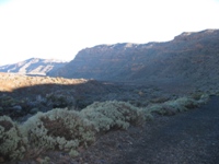 El sendero recorre el denominado Circo de Las Cañadas del Teide
