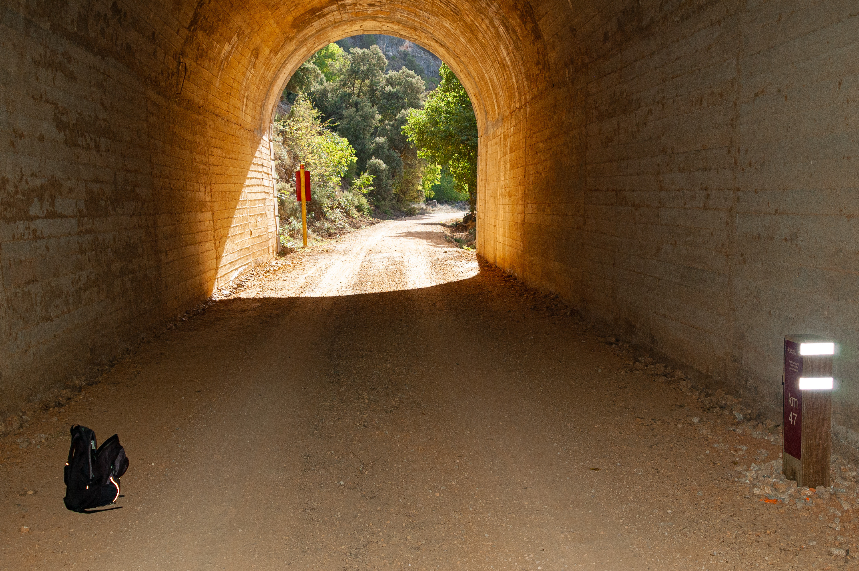 Túnel 8 Zarzalejo interior