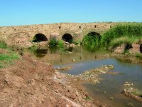 Puente sobre el río Jabalón