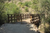 Pasarela sobre arroyo de la Hoz Seca