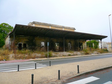 Antigua estación de Martos en 2008