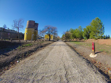 Punto kilométrico 48 en antigua estación de Alcaudete