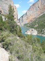 Vistas del Congost de Siegué y el Congost del Mont-rebei