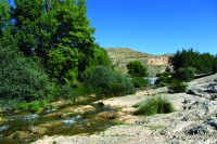 Río Ucero a su paso por el caserío Portuguí