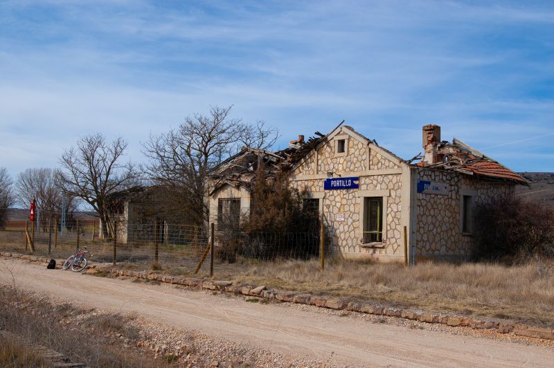 Antigua estación de Portillo de Soria