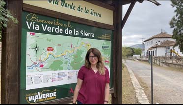 María Jiménez Rodríguez. Directora-Gerente de la Fundación Vía Verde de la Sierra<br/>