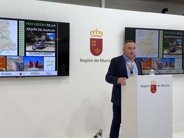 Gerente del Consorcio de las Vías Verdes de la Región de Murcia Juan Soria. Gerente del Consorcio de las Vías Verdes de la Región de Murcia